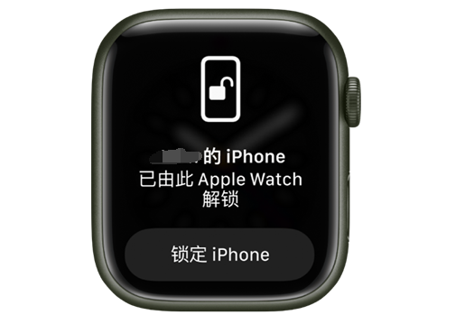 江川苹果手机维修分享用 AppleWatch 解锁配备面容 ID 的 iPhone方法 