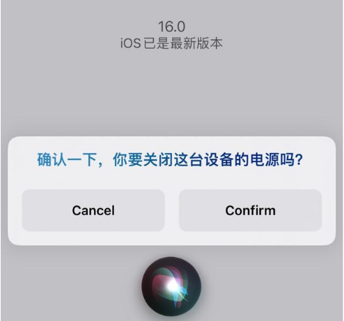江川苹果手机维修分享iOS 16 Beta5为什么要取消Siri语音关机功能 